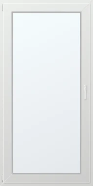 Jednokřídlé plastové balkonové dveře 90x210