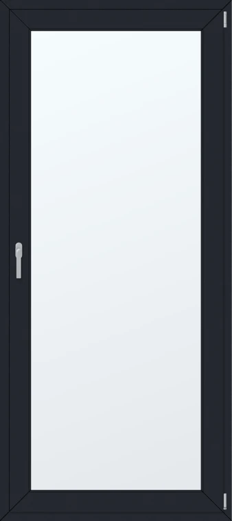 Jednokřídlé plastové balkonové dveře 90x220