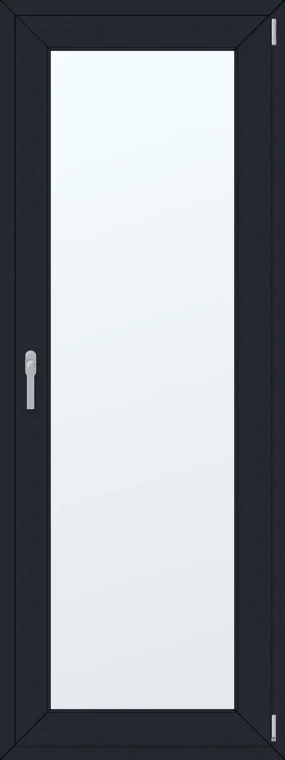 Jednokřídlé plastové balkonové dveře 80x200