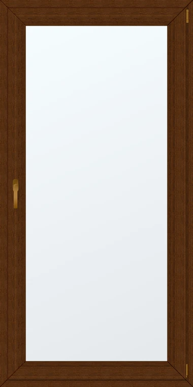 Jednokřídlé plastové balkonové dveře 90x210