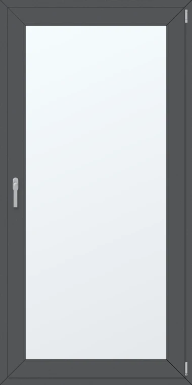 Jednokřídlé plastové balkonové dveře 90x210