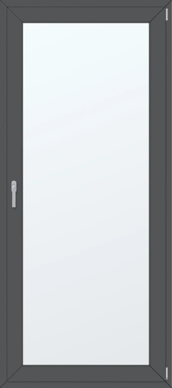 Jednokřídlé plastové balkonové dveře 90x220