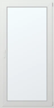 Jednokřídlé plastové balkonové dveře 100x210
