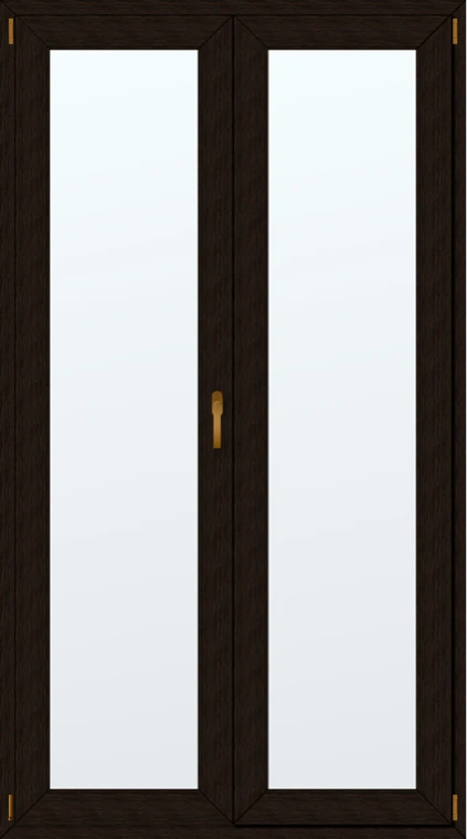 Dvoukřídlé plastové balkonové dveře 120x220