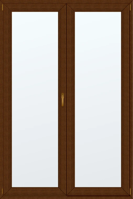 Dvoukřídlé plastové balkonové dveře 150x230