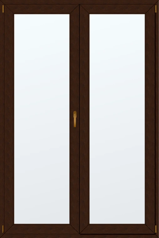 Dvoukřídlé plastové balkonové dveře 150x230