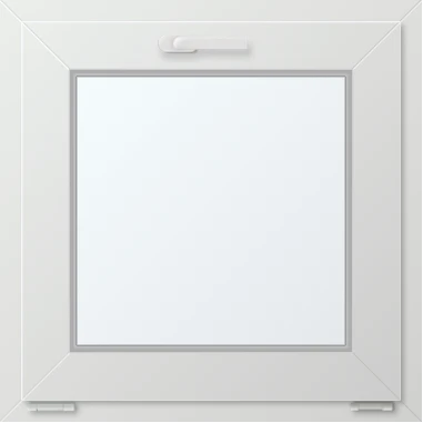 Jednokřídlé plastové sklopné okno 80x70