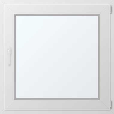 Jednokřídlé plastové okno pravé 100x90