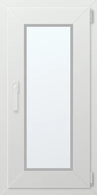 Jednokřídlé plastové okno pravé 110x60