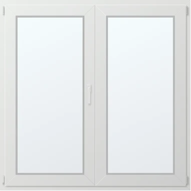 Dvoukřídlé plastové okno 140x160