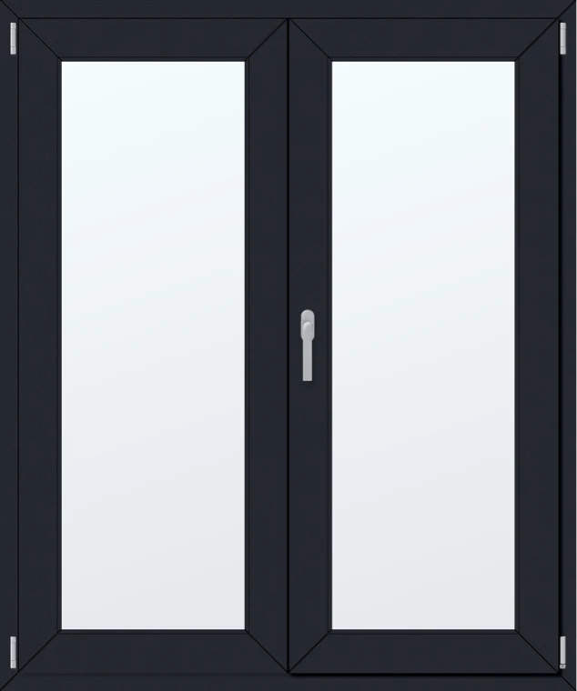 Dvoukřídlé plastové okno 130x160