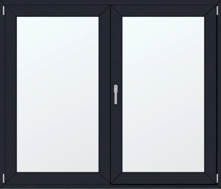Dvoukřídlé plastové okno 180x160