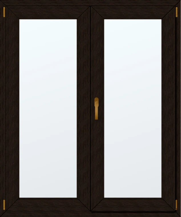 Dvoukřídlé plastové okno 130x160