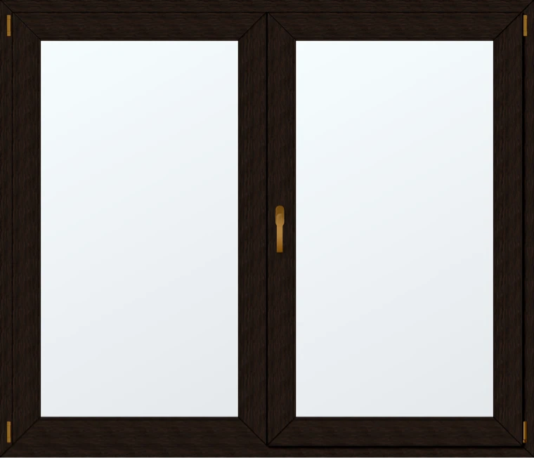 Dvoukřídlé plastové okno 170x160