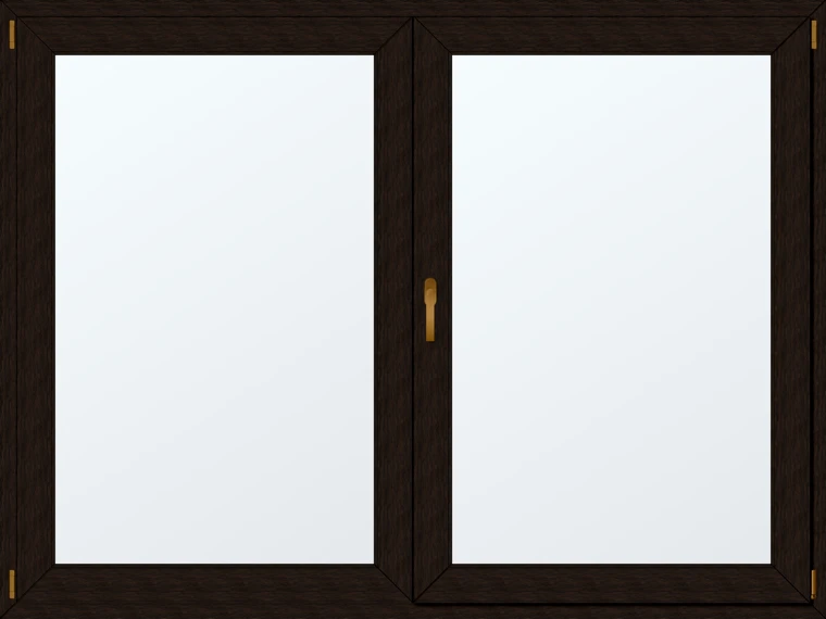 Dvoukřídlé plastové okno 210x160