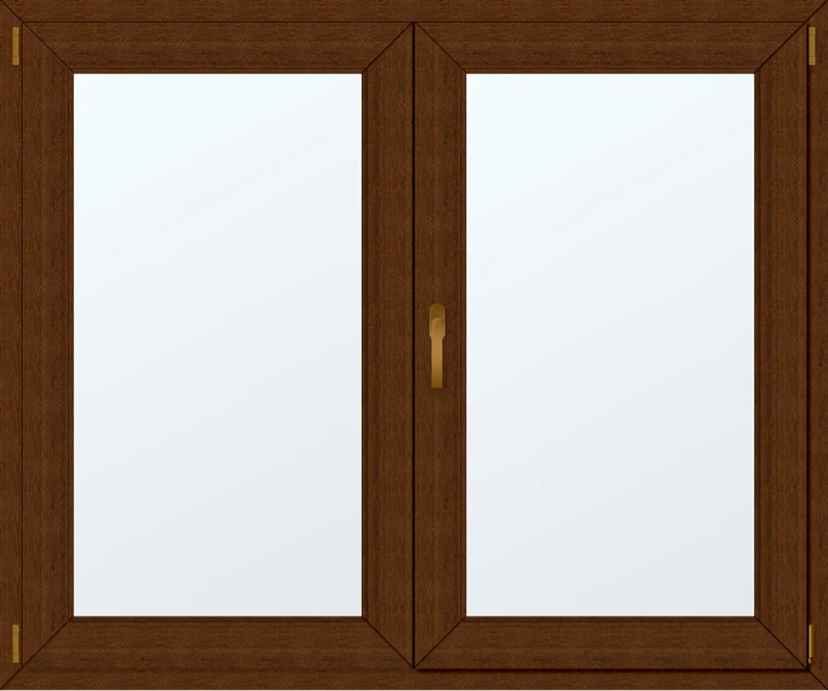 Dvoukřídlé plastové okno 160x130