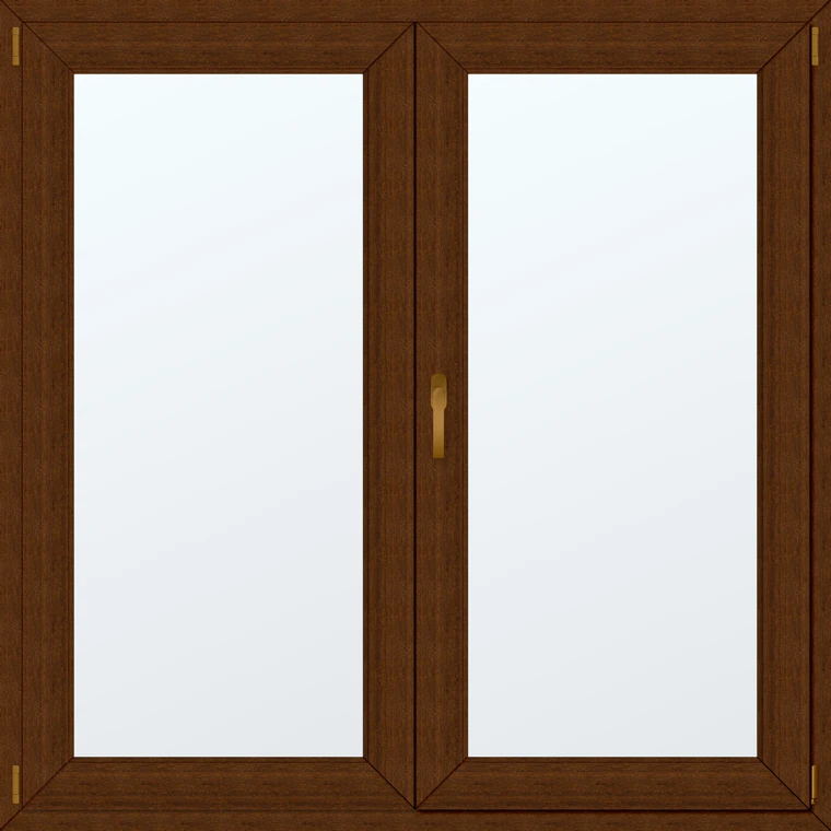 Dvoukřídlé plastové okno 160x160