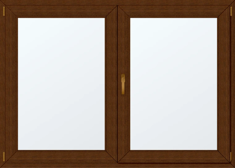 Dvoukřídlé plastové okno 180x130