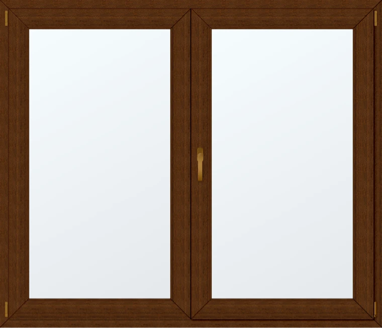 Dvoukřídlé plastové okno 180x160