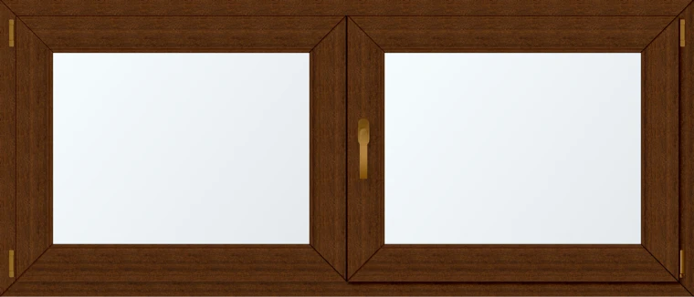 Dvoukřídlé plastové okno 170x70
