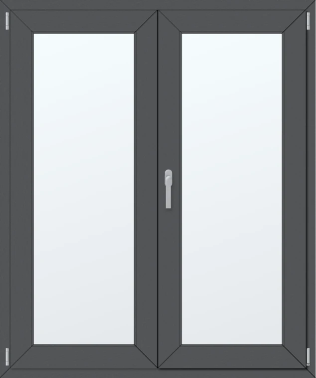 Dvoukřídlé plastové okno 130x160