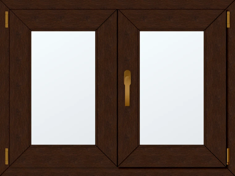 Dvoukřídlé plastové okno 100x70