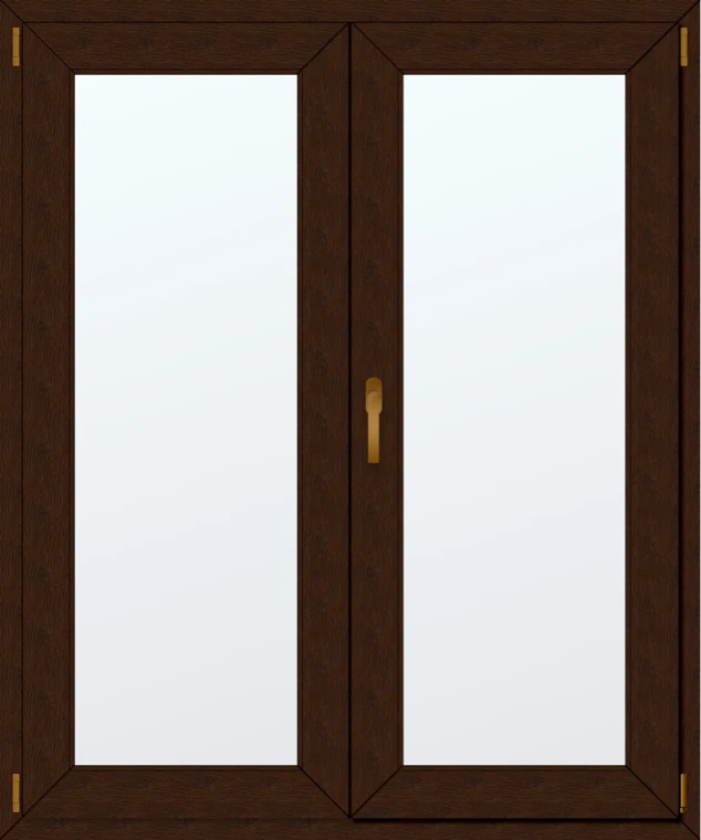 Dvoukřídlé plastové okno 130x160