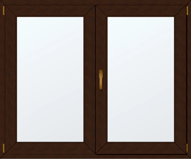 Dvoukřídlé plastové okno 160x130