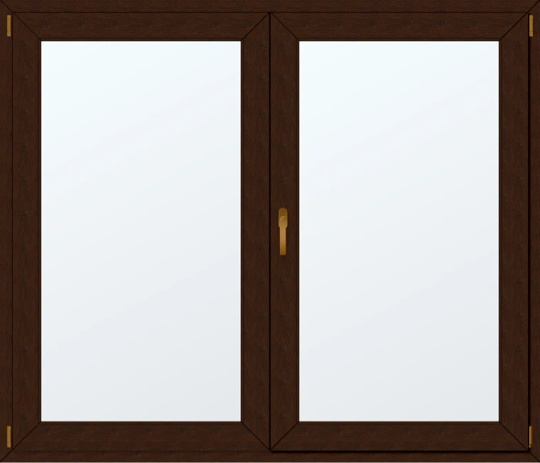 Dvoukřídlé plastové okno 170x160