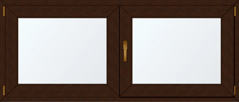 Dvoukřídlé plastové okno 170x70
