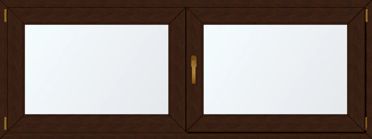 Dvoukřídlé plastové okno 190x70