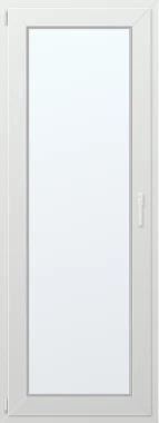 Jednokřídlé plastové balkonové dveře levé 80x210