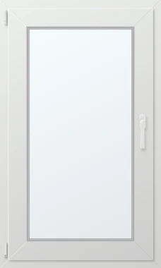 Jednokřídlé plastové okno levé 130x70