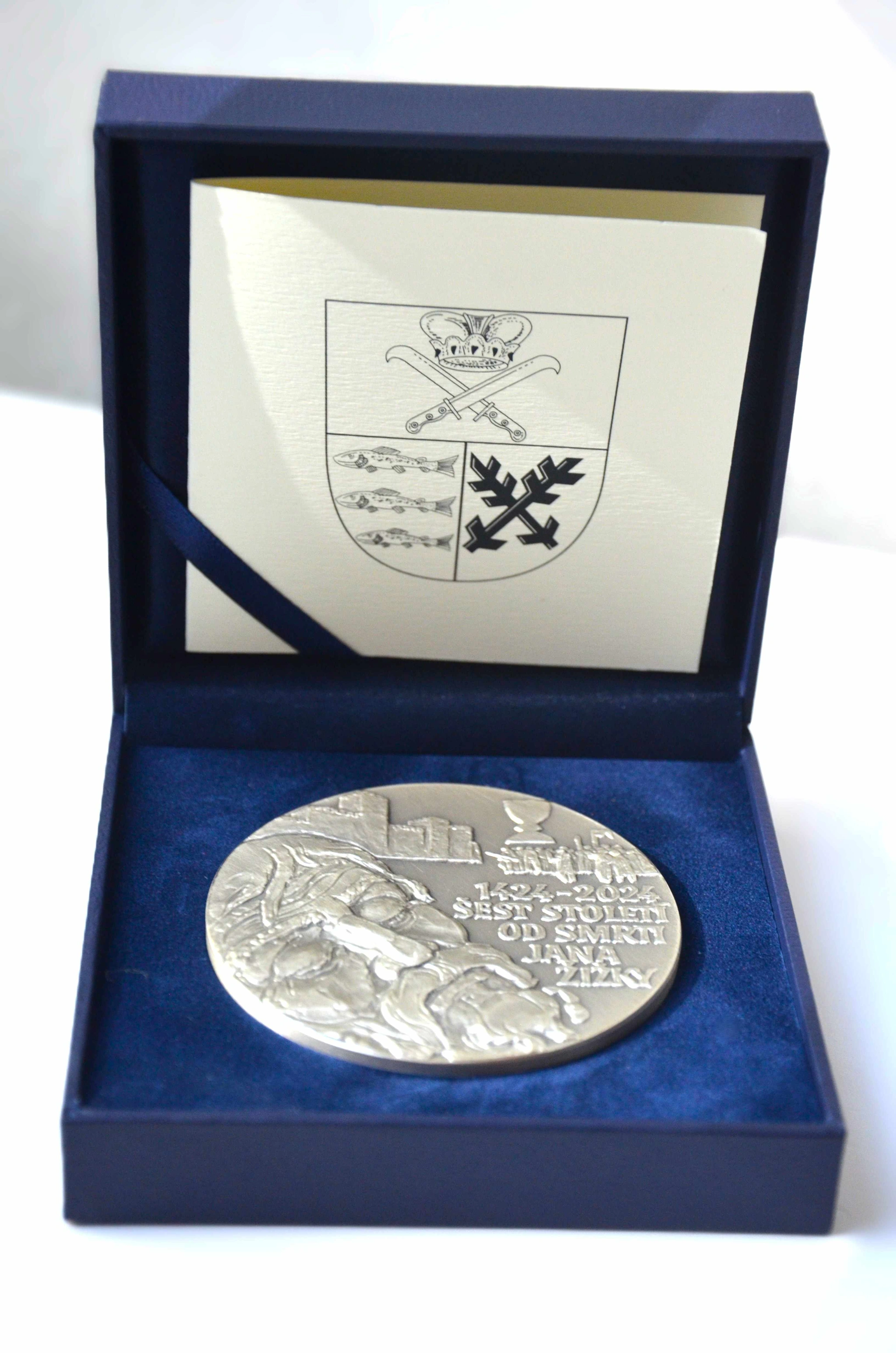 Stříbrná medaile Jan Žižka | 250 g - pohled 3