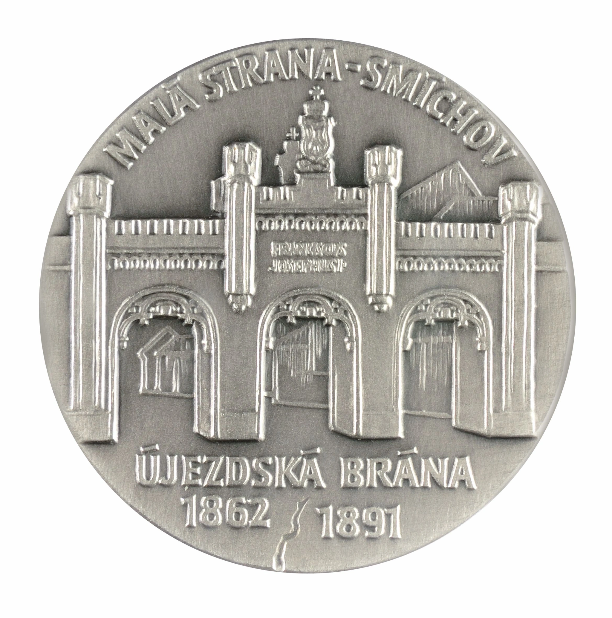 Zapomenutá Praha - sada sedmi stříbrných medailí | 7x 50 g - pohled 8