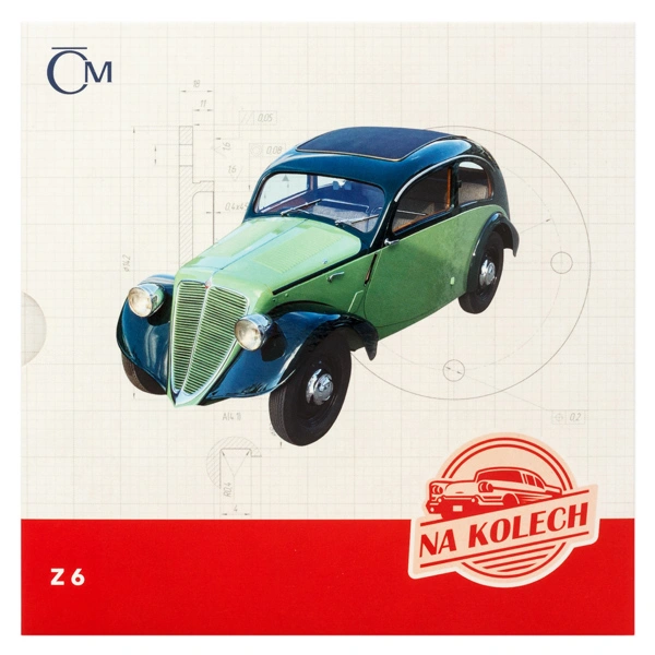 Stříbrná mince Na kolech - Motorové vozidlo Z 6 "Hurvínek" proof | 31,1 g - pohled 4