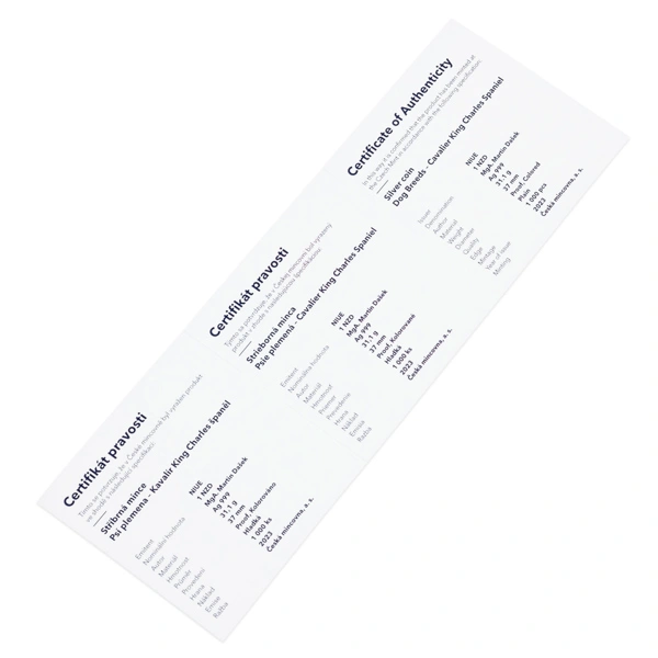 Stříbrná mince Psí plemena - Kavalír King Charles španěl proof | 31,1 g - pohled 5