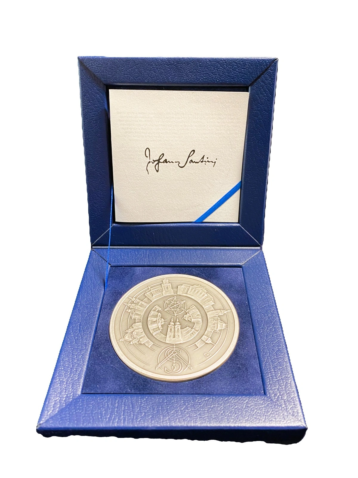 Stříbrná medaile Jana Blažeje Santiniho-Aichela | 250 g - pohled 3