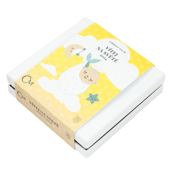 Tolar k narození dítěte 2024 s věnováním proof | 29 g - pohled 4