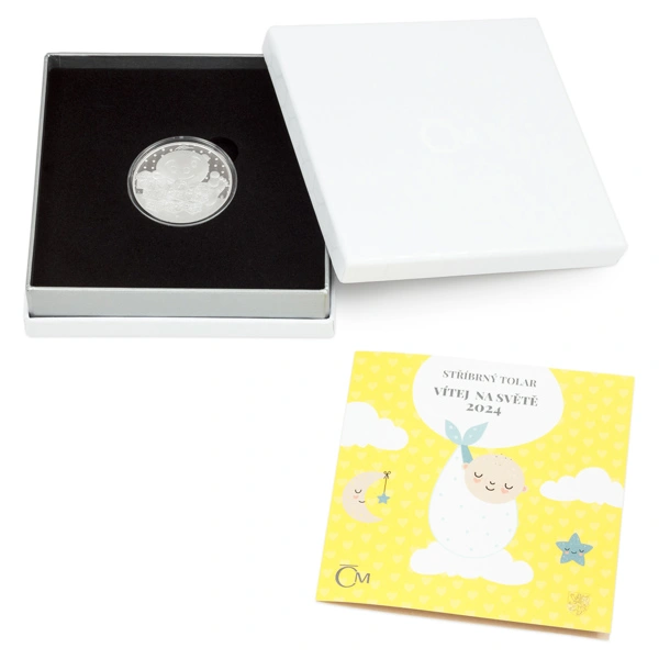 Tolar k narození dítěte 2024 s věnováním proof | 29 g - pohled 5