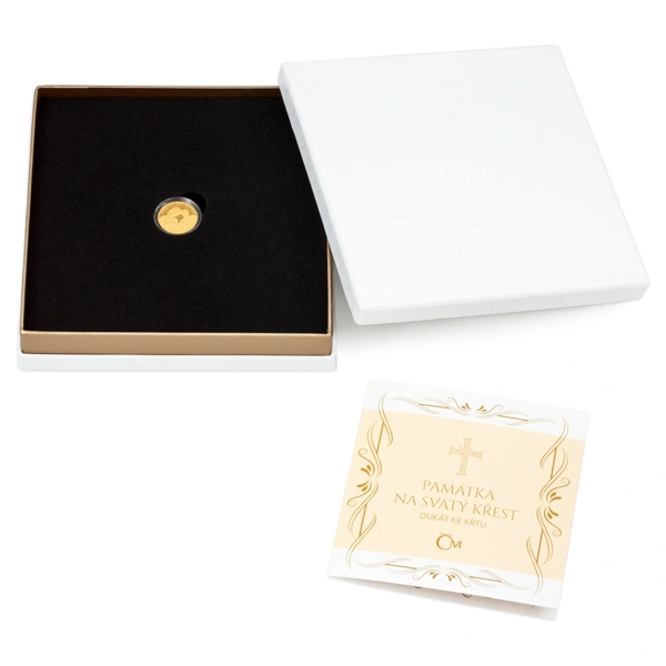 Zlatý dukát ke křtu proof | 3,49 g - pohled 4