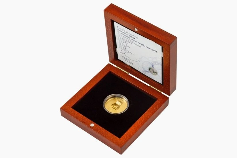 Abrex zlatá investiční mince s diamanty 2024 | 31,1 g - pohled 6