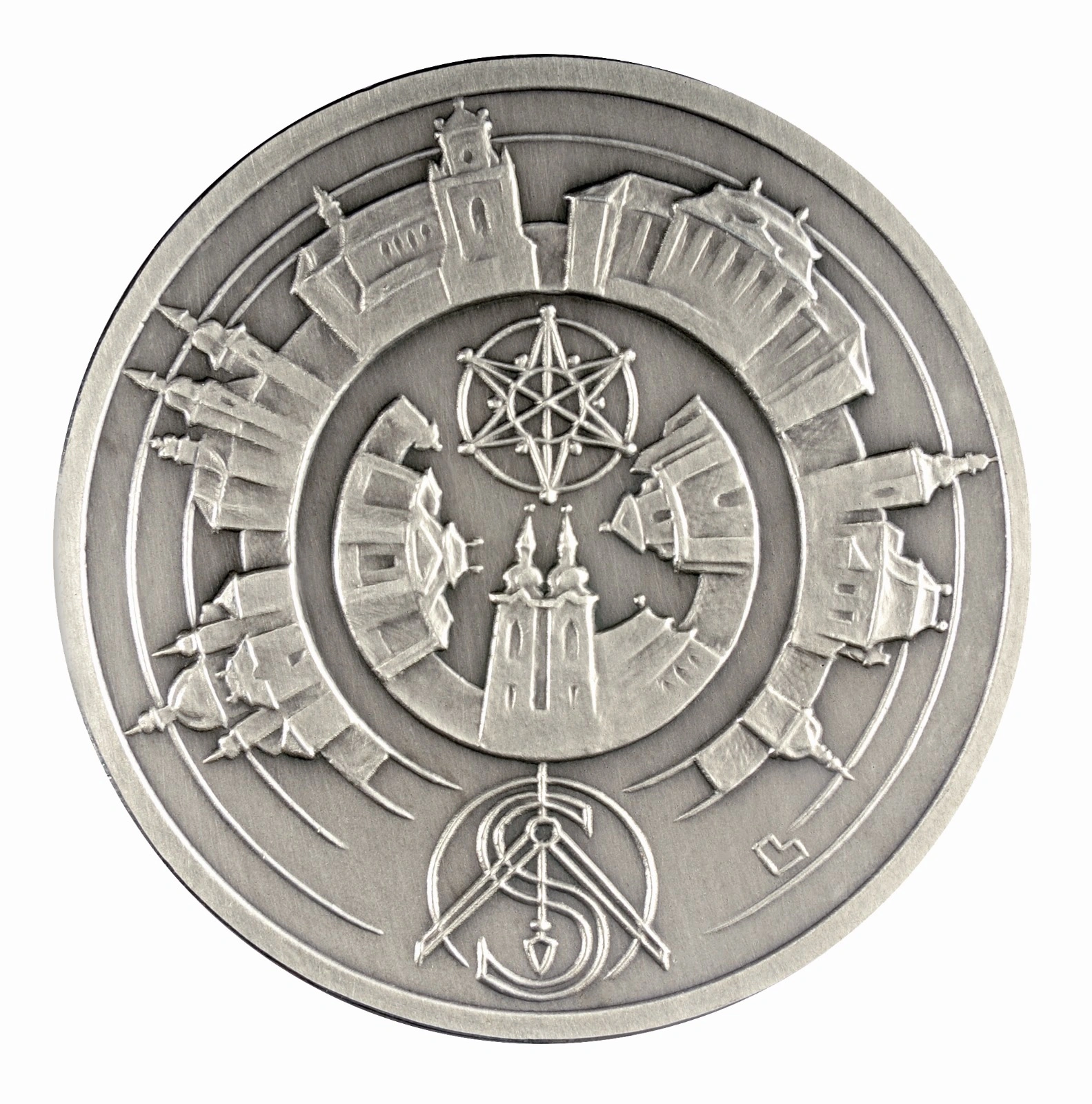 Stříbrná medaile Jana Blažeje Santiniho-Aichela | 250 g