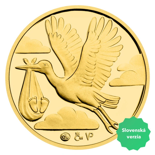 Slovenský zlatý dukát k narození dítěte 2025 proof | 3,49 g