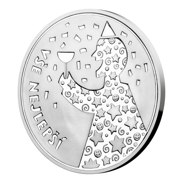 Stříbrná medaile K narozeninám - oslava proof | 42 g
