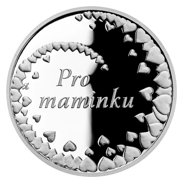Stříbrná medaile Pro maminku proof | 10 g