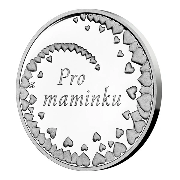 Stříbrná medaile Pro maminku proof | 10 g