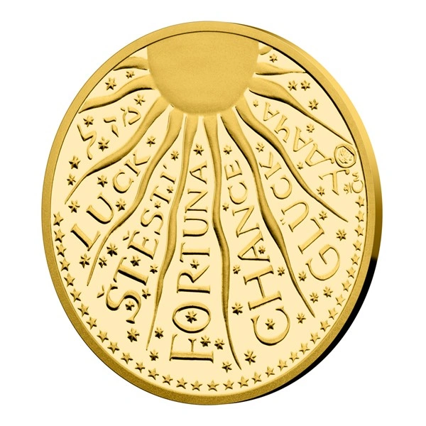 Zlatá medaile Štěstí proof | 3,49 g