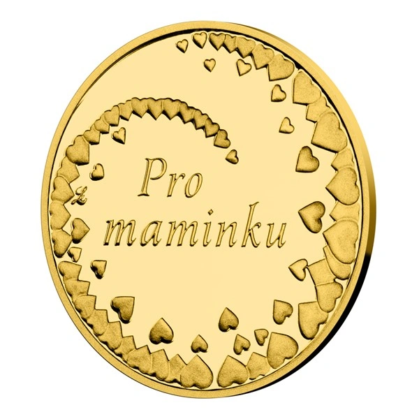 Zlatá medaile Pro maminku proof | 3,49 g