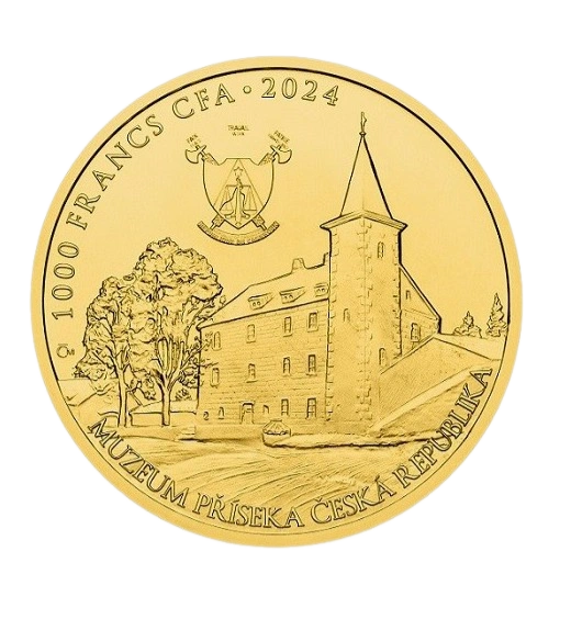 Abrex zlatá investiční mince s diamanty 2024 | 31,1 g